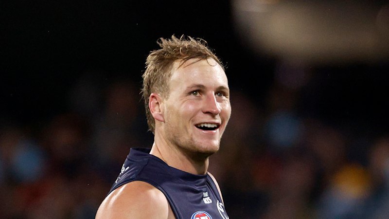 AFL LIVE: Skipper Dawson’s tears after stunning win in Thursday-night thriller over Geelong