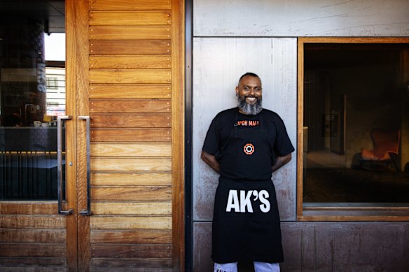 AK Ramakrishna at his Malaysian street food eatery AK's.