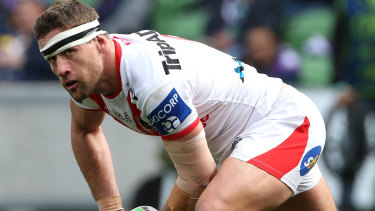 Dragons hooker Andrew McCullough is a veteran of 305 NRL games.