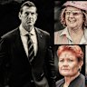 Ben Roberts-Smith and his backers, Gina Rinehart, Pauline Hanson, Kerry Stokes, Brendan Nelson, Tony Abbott.