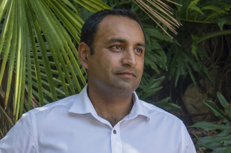 Gurmesh Singh, Nationals MP for Coffs Harbour and former blueberry farmer.