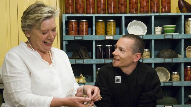 Maggie Beer and Simon Bryant in The Cook And The Chef.