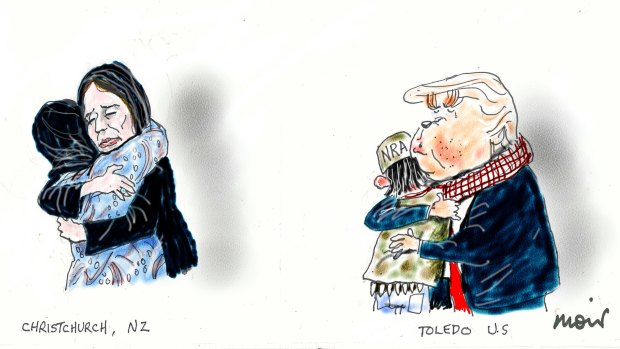 A tale of two cities. Illustration: Alan Moir