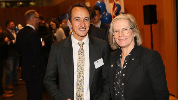 Dave Sharma and Lucy Turnbull. 