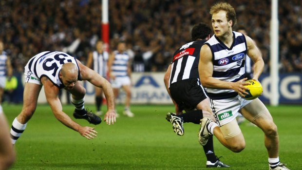 Gary Ablett in the 2007 preliminary final against Collingwood.