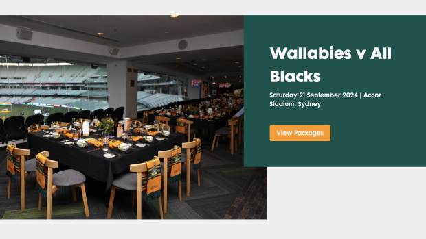 Rugby Australia’s website says there will be a Bledisloe Cup fixture in Sydney on September 21 next year. 