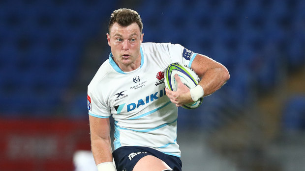 Jack Dempsey takes a carry during his Waratahs days. 