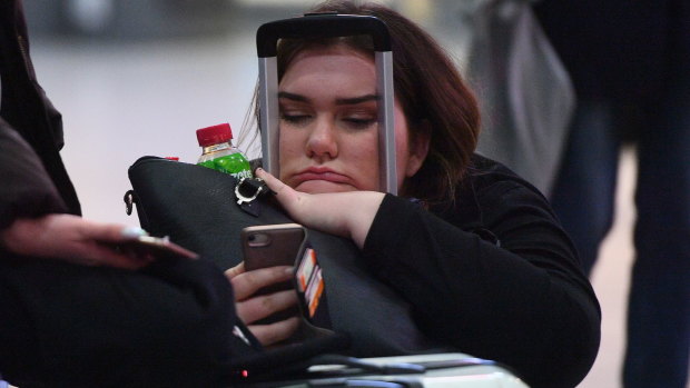 Passengers were stranded at Gatwick airport due to a drone sighting.