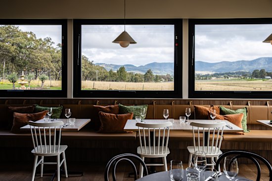The dining room at Harkham Restaurant.