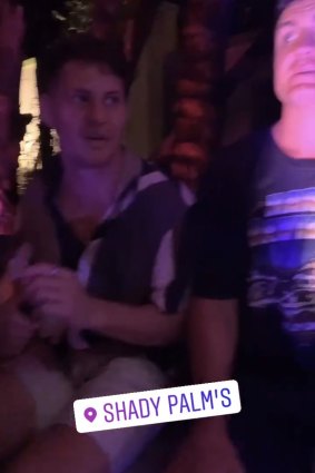 Kalyn Ponga at Shady Palms on the night the alleged incident occured. 