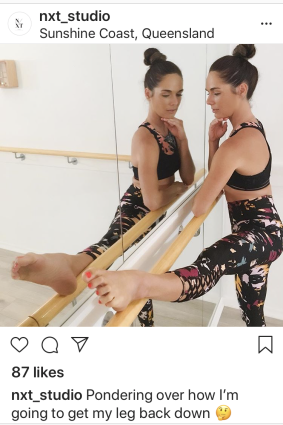 Charlotte Watson uses Instagram to market her business, NXT Studio.