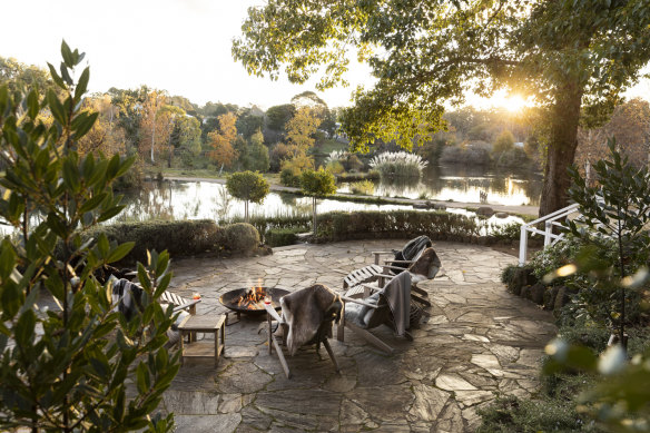 The picturesque Lake House in Daylesford.