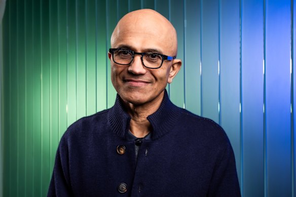 Microsoft chief executive Satya Nadella says “Australia has an enormous opportunity to translate AI into real economic growth and societal benefit.”