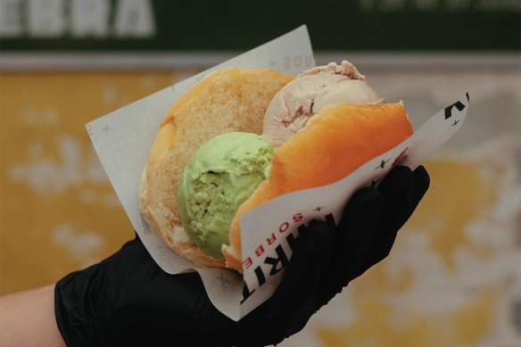 Kariton’s ice cream sandwich special.