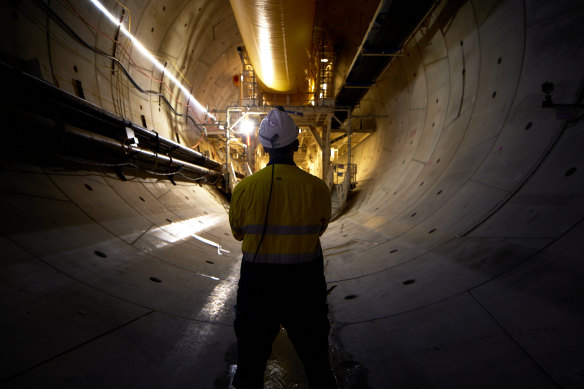 A work in progress: the Snowy 2.0 pumped hydro project.