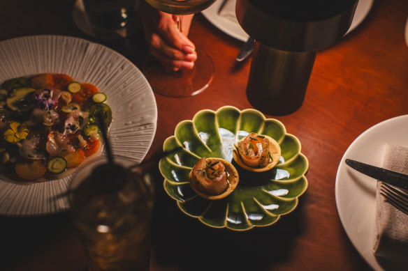 Kingfish tart.