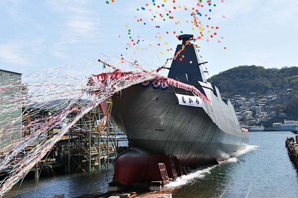Decision-makers will be paying close attention to  the launch of Japan’s next Mogami frigate in Nagasaki.