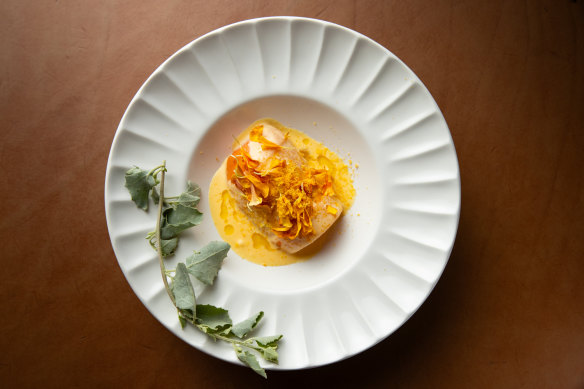 Sweet potato with saltbush.