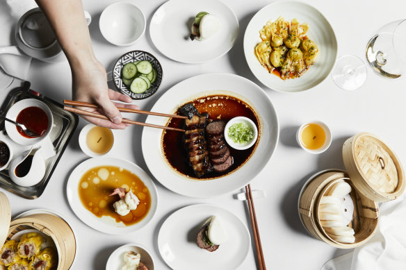 The weekend yum cha at Lee Ho Fook. 