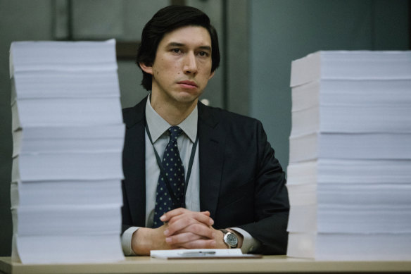 Adam Driver's performance is one long slow burn.
