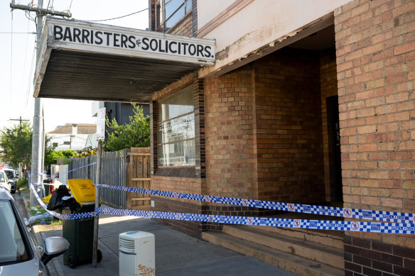 A man died in February after a fire at this St Kilda building, which was used by squatters.