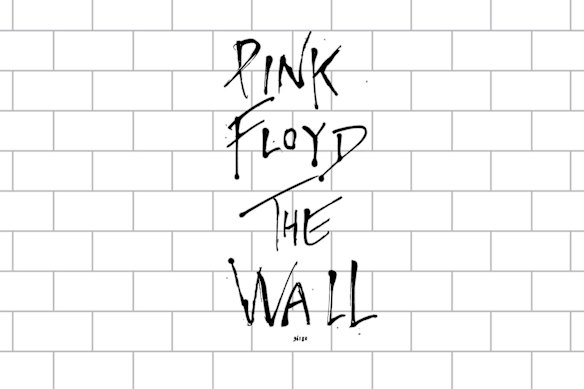 The cover of The Wall, Roger Waters’ meditation on fame and the great divide between him and his audience. 