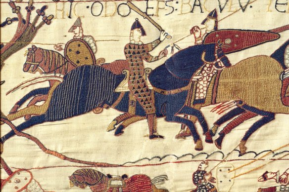 If you could see the Bayeux Tapestry only from behind, would you be able to make out Bishop Odo?