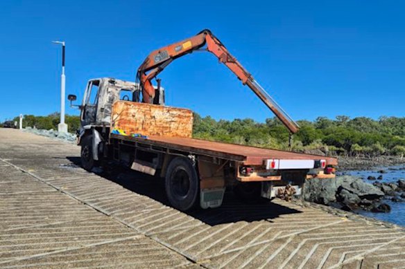 Police discovered 40 kilograms of cocaine in packages near a burnt out truck at a boat ramp in Mackay in May, sparking a widespread investigation. 