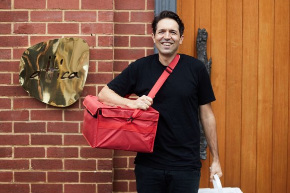 A photo of Ben Shewry from a Good Weekend story on keeping his restaurant alive during the COVID-19 lockdown.