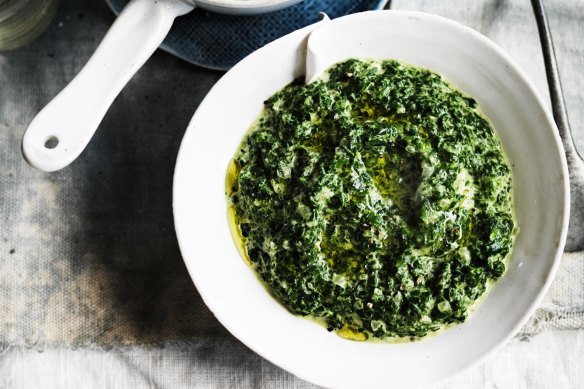 Eat lots of spinach (but perhaps cut back on the cream).
