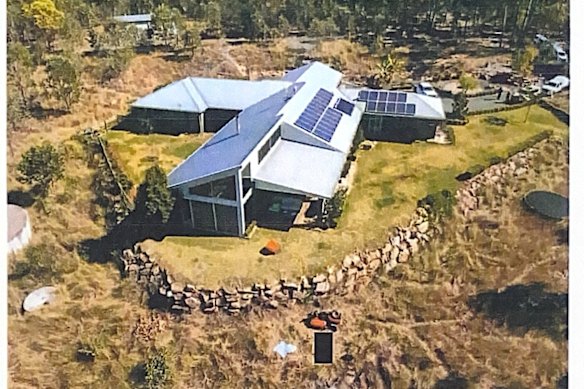 Photos submitted to the Supreme Court as part of Robert Crawford’s bail application show the family home, and the location of where Frances Crawford’s body was found. 