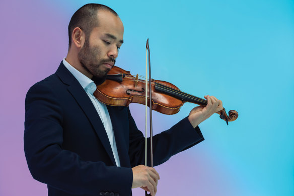 Outstanding: Australian Brandenburg Orchestra concertmaster Shaun Lee-Chen. 