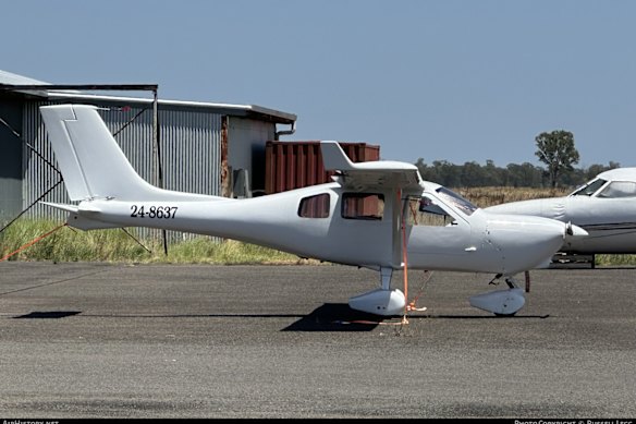 The Jabiru 230-D, spotted in Gunnedah in northern NSW in January. 