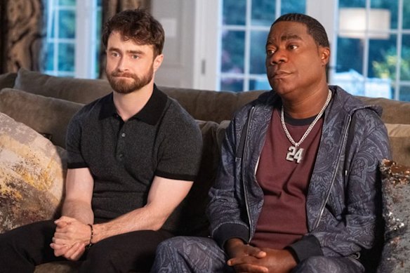 Daniel Radcliffe and Tracy Morgan become unexpected friends in The Fall and Rise of Reggie Dinkins.