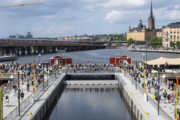 Foster+Partners’ new Slussen masterplan.