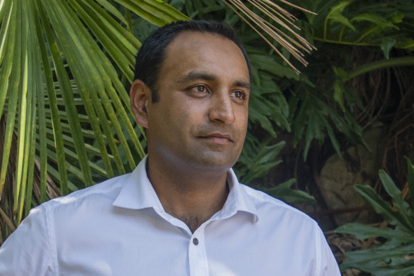 Gurmesh Singh, Nationals MP for Coffs Harbour and former blueberry farmer.