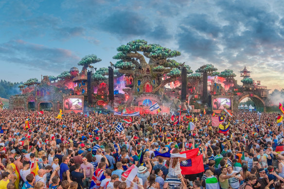 BAT partners with the Tomorrowland dance music festival.
