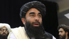 The Taliban is a lot more media savvy now. Its spokesman Zabihullah Mujahid, shook hands with a journalist after his first news conference, in Kabul on  Tuesday.