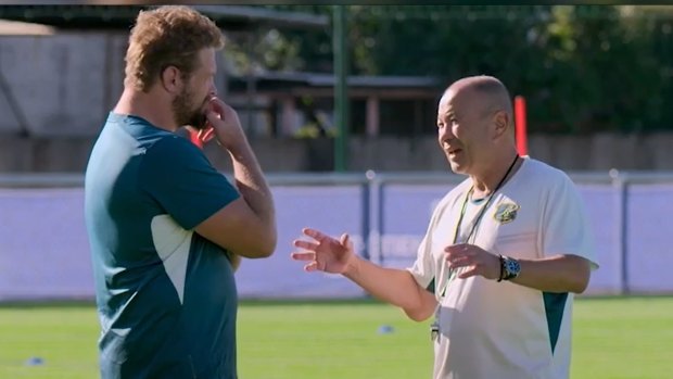 ‘We’ve got no hardness about us’: Jones’ Wallabies verdict revealed in new doco