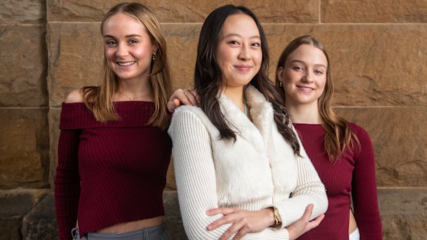 Star dance performers: Makayla Lawrence, Yuuki Hiwatashi and Julia Bickell.