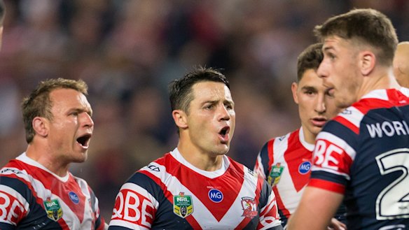 Key man: Cooper Cronk and the Roosters.