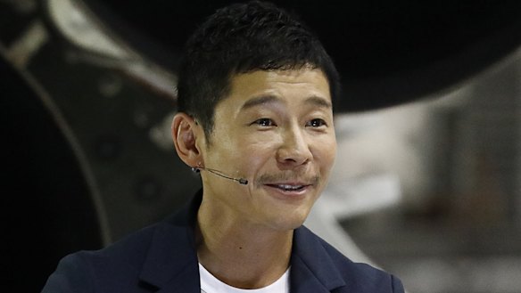 Japanese billionaire Yusaku Maezawa.