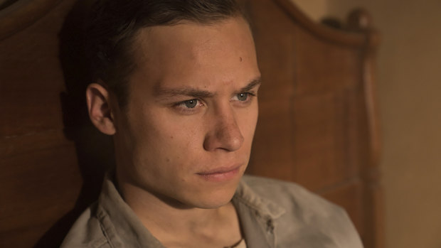 Finn Cole in a scene from Dreamland, co-starring Margot Robbie and Travis Fimmel. 