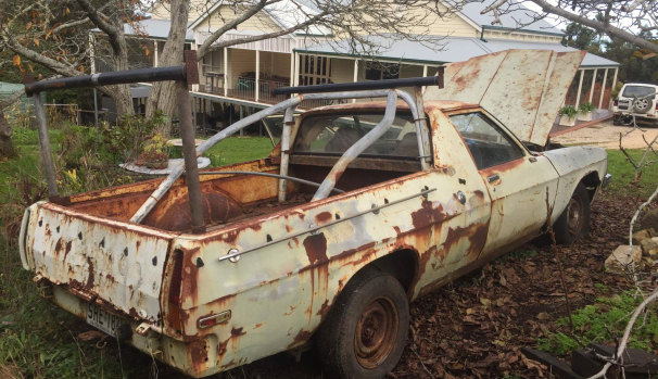 The 1975 HJ Kingswood ute had sat abandoned under a tree for the best part of 20 years.