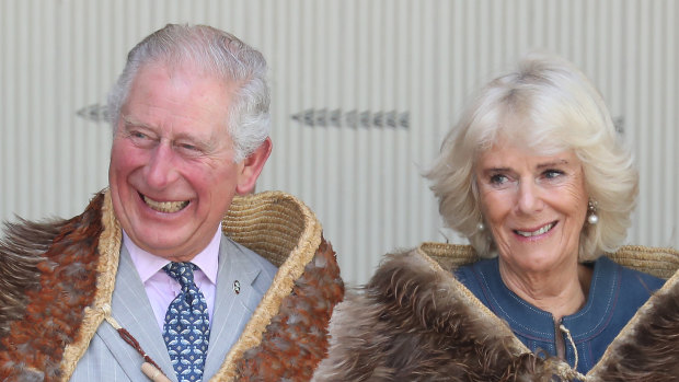 Prince Charles, Prince of Wales and Camilla, Duchess of Cornwall in New Zealand. 