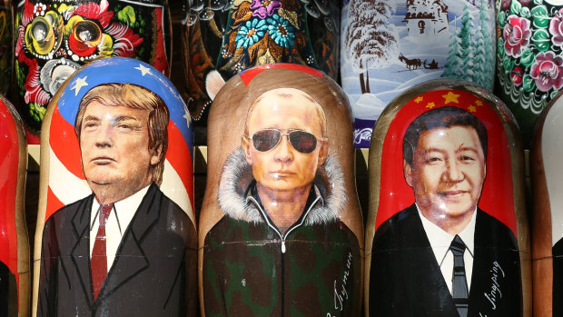 A Putin matryoshka doll squeezed between Donald Trump and Xi Jinping: Russia's plan could be torpedoed by the US trade war with China and its damage to the world economy.