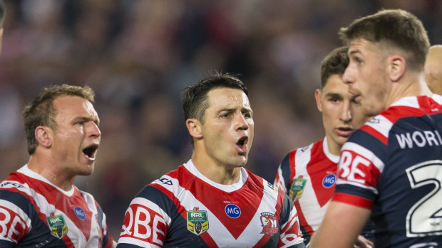 Key man: Cooper Cronk and the Roosters.