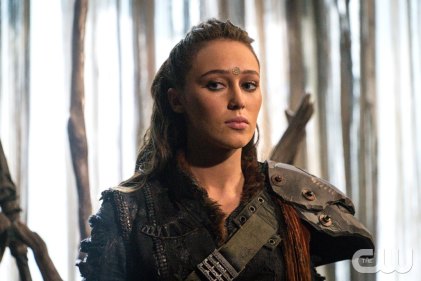 Debnam-Carey as Lexa in the dystopian series, The 100.