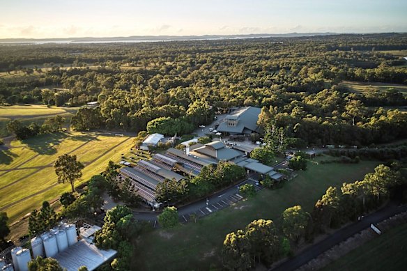Sirromet sits amid pristine land zoned rural. 