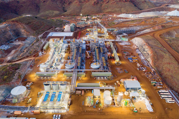 Mineral Resources’ Wodgina lithium processing plant.